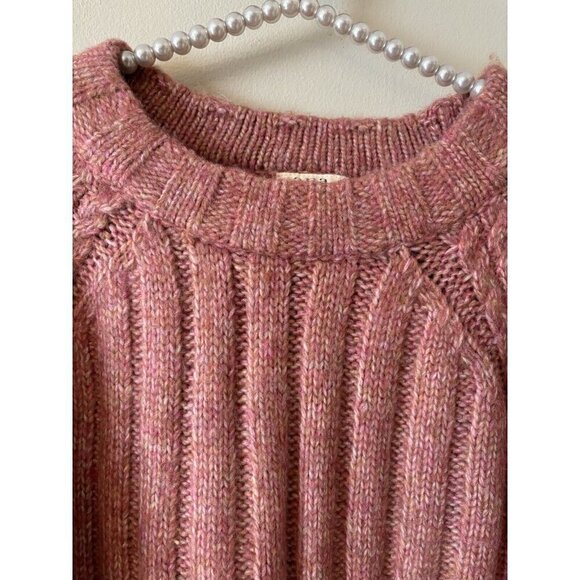 NWT ana A New Approach Size S Sweater Dusty Rose Soft Cable Knit - Picture 2 of 7